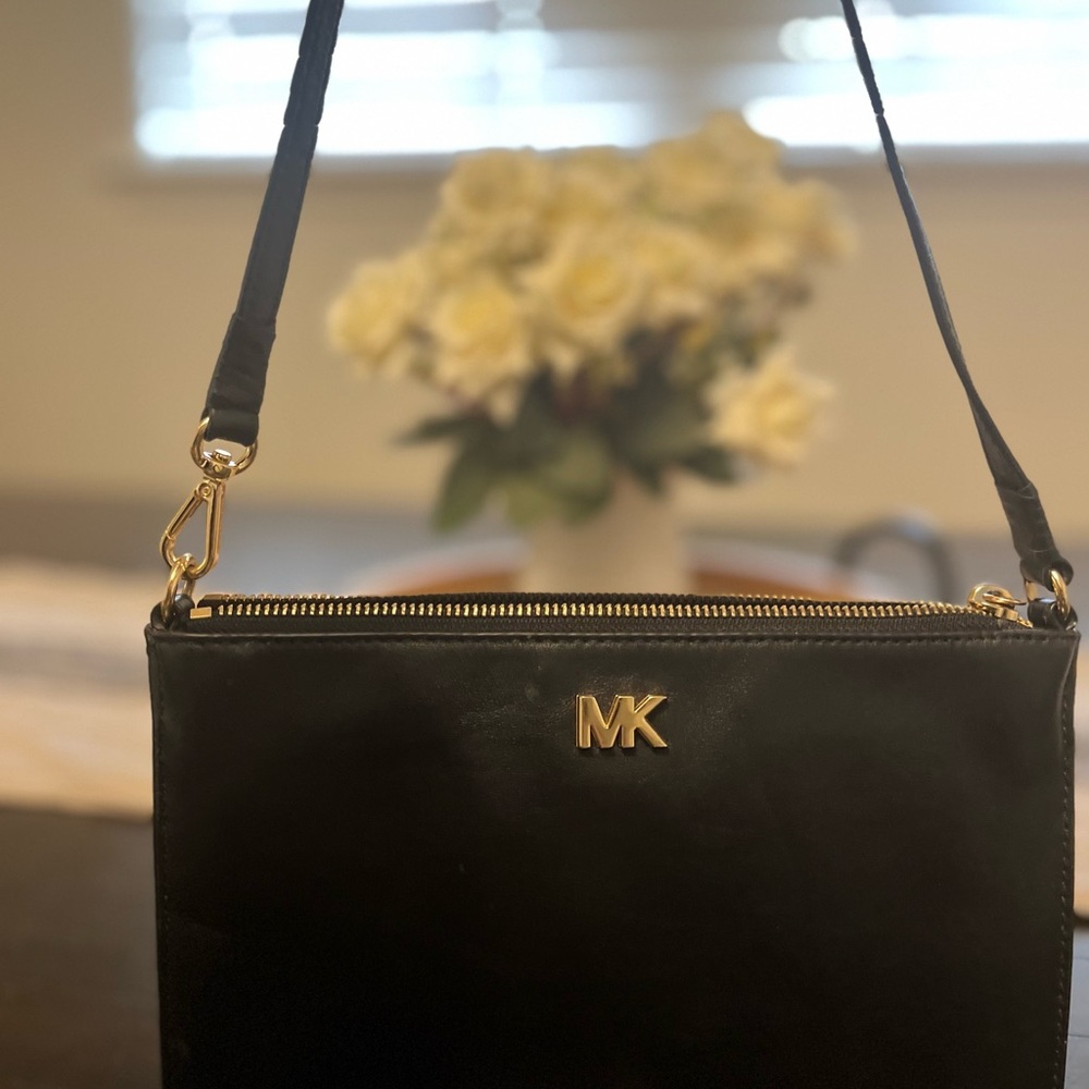 Michael Kors Black Convertible Clutch Bag
